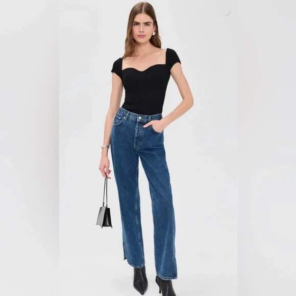 Instasculpt Ribbed Knit Heart Top - Picture 3 of 6